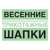 Весняні трикотажні шапки
