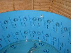 Мини-бассейн полипропиленовый зашитый дубом. Размер 250*150см