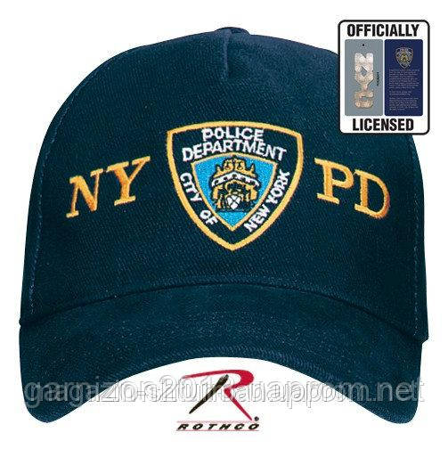 Бейсболка чоловіча "NYPD" з шевроном (ROTHCO) США 