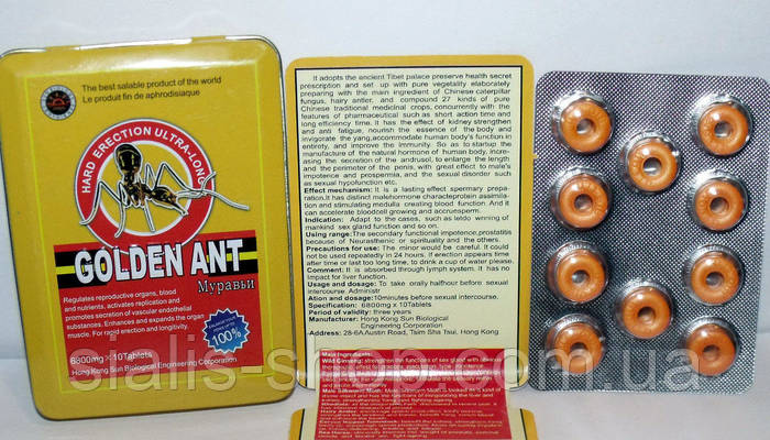 Купить Возбудитель для мужчин, Golden Ant Оригинал золотой муравей ...