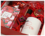 Подарунковий набір Lady in red подарунок, фото 5