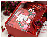 Подарунковий набір Lady in red подарунок, фото 4
