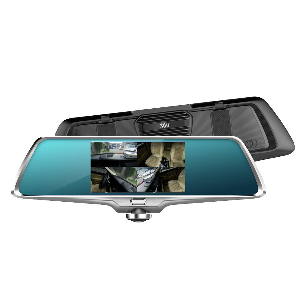 Дзеркало відеореєстратор Noisy DVR K15 кут огляду 360 градусів ануреєстратор 1080 FHD 5" екран, фото 1