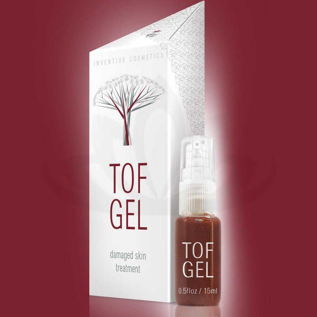 TOF GEL 15 ml, крем для загоєння, регенерація тканин, без шрамів, без рубців