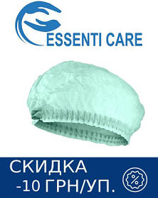 Шапочка-кліп зелена Essenti Care (MONDO) 100 шт.