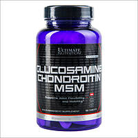 Для суглобів та зв'язок Ultimate Nutrition Glucosamine Chondroitin & MSM 90 таблеток