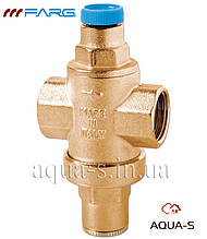 Редуктор тиску води FARG Minirid PN 15 DN 1/2" поршневий під манометр (Італія) 490. 1/2