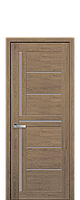 Межкомнатные двери Новый стиль Диана со стеклом сатин дуб медовый ПВХ Ultra