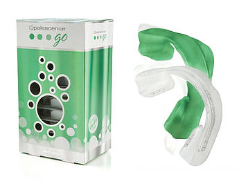 Капи з гелем (комплект: верх + низ) Opalescence go 10 шт./пач. Opalescence GO (15%) м'ята