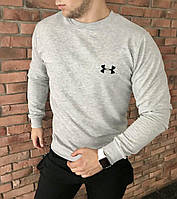 Мужская спортивная кофта свитшот, толстовка Under Armour (серый)