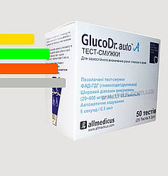 Тест-смужки Глюкодоктор 50шт.-GlucoDr auto