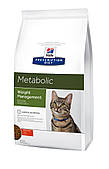 Hills PD Feline Metabolic 1,5 кг, корм для котів хіллс для котів з надмірною вагою і ожирінні