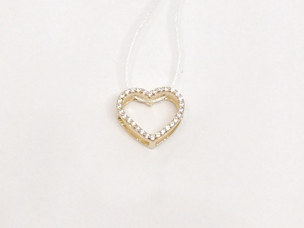 Золота підвіска з фіанітами. ПВ599И