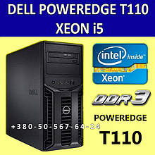 Сервер DELL POWEREDGE T110 XEON i5 4X2400 4GB 146GB SAS