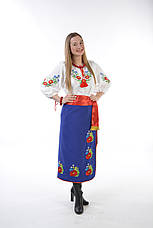 Украинский женский костюм (вышиванка+плахта+ пояс), фото 2