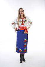 Украинский женский костюм (вышиванка+плахта+ пояс), фото 2