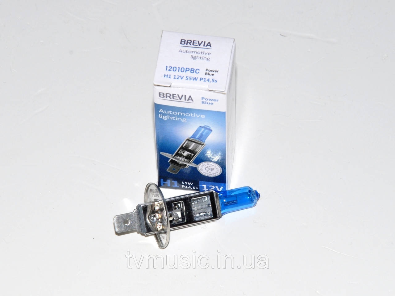 Лампа галогенна Brevia H1 Power Blue (12010PBC)