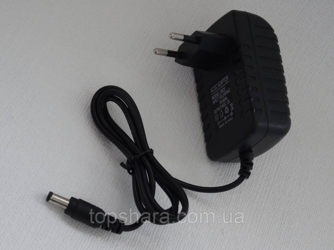 Блок живлення AC/DC Адаптер імпульсний 9 V 2 A Штекер 2.5×5.5, фото 1