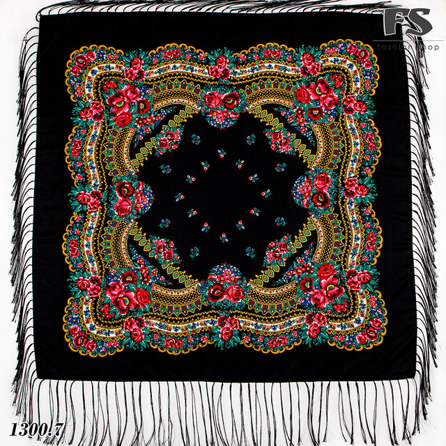 украинский шерстяной платок