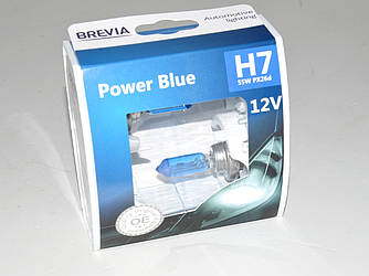 Комплект галогенних ламп Brevia H7 Power Blue (12070PBS)