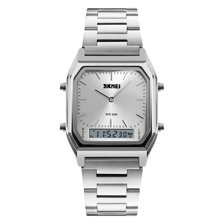 Skmei 1220 tango сріблястий зі сріблястим циферблатом чоловічий годинник