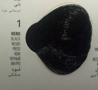1 Черный, крем-краска с арганой и кератином, Team155