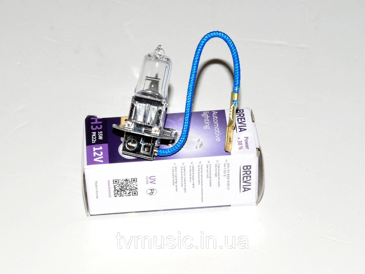 Лампа галогенна Brevia H3 Power +30% (12030PC)