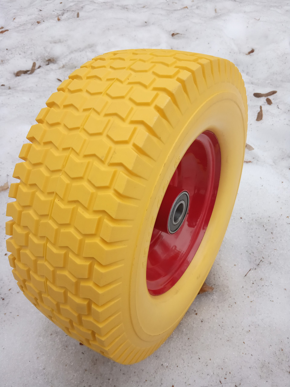 Колесо 13х5.00-6 пінополіуретан для тачки та візка, фото 1