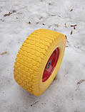 Колесо 13х5.00-6 пінополіуретан для тачки та візка, фото 2