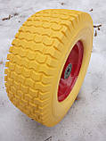 Колесо 13х5.00-6 пінополіуретан для тачки та візка, фото 6