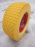 Колесо 13х5.00-6 пінополіуретан для тачки та візка, фото 7