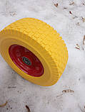 Колесо 13х5.00-6 пінополіуретан для тачки та візка, фото 9