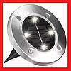 Solar Ligth at garden Вуличний світильник на сонячній батареї 4 Led 5 W Disk Lights, фото 2