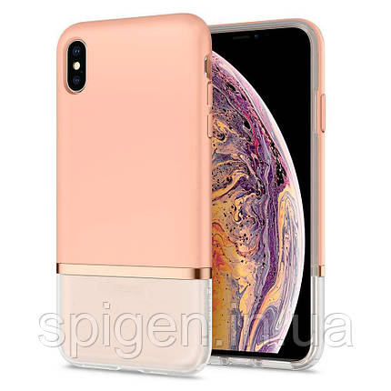 Чохол Spigen для iPhone XS MAX La Manon Jupe, Milk Peach, фото 1