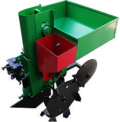 Картоплесаджалка для мотоблока з бункером для добрив КСН-1М