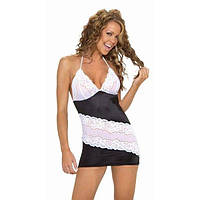 Пеньюар з широкою смужкою ажурною