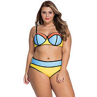 Купальник стильного забарвлення Plus Size