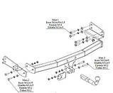 Фаркоп SSANGYONG KORANDO кросовер 2010--. Тип С  (знімний на 2 болтах), фото 10
