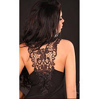 Стильний топ з ажурною вставкою