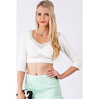 Клубний білий топ