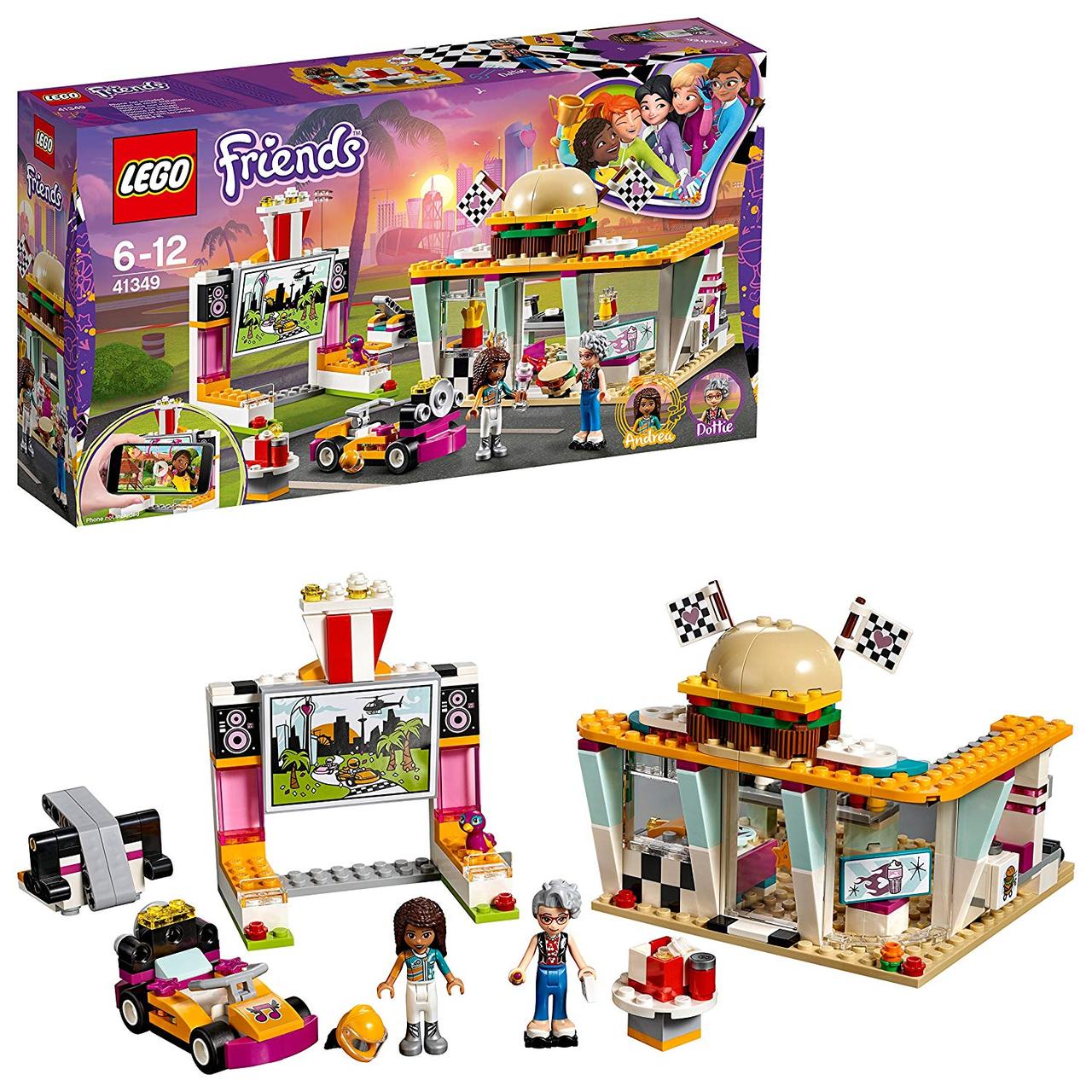 Lego Friends 41349 Drifting Diner. Пересувний ресторан (Конструктор Лего Френдс Передвижной ресторан), фото 1