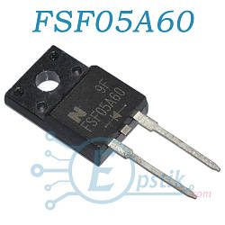 FSF05A60 ультрашвидкий діод із низьким падінням напруги 5А 600В TO220