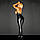 Black Super Springy Spandex-latex Catsuit, фото 3