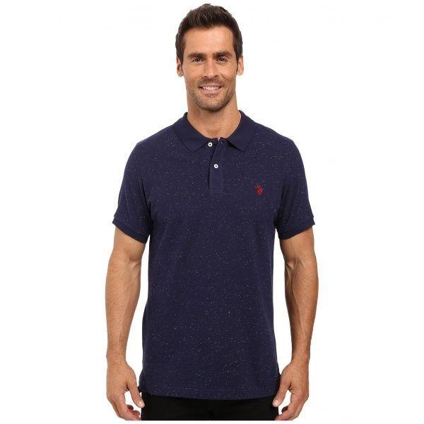РОЗПРОДАЖ! Поло U. S. POLO ASSN. Short Sleeve Fleck Pique Polo Shirt