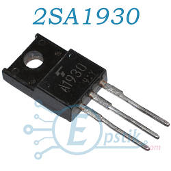 2SA1930, транзистор біжний NPN, 2 А, 180 В, TO220F