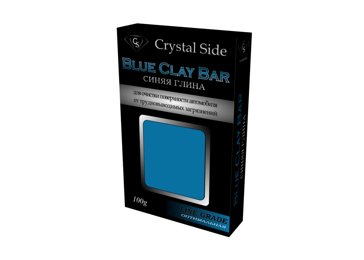 Blue Clay Bar Crystal Side |  глина для очистки кузова автомобиля