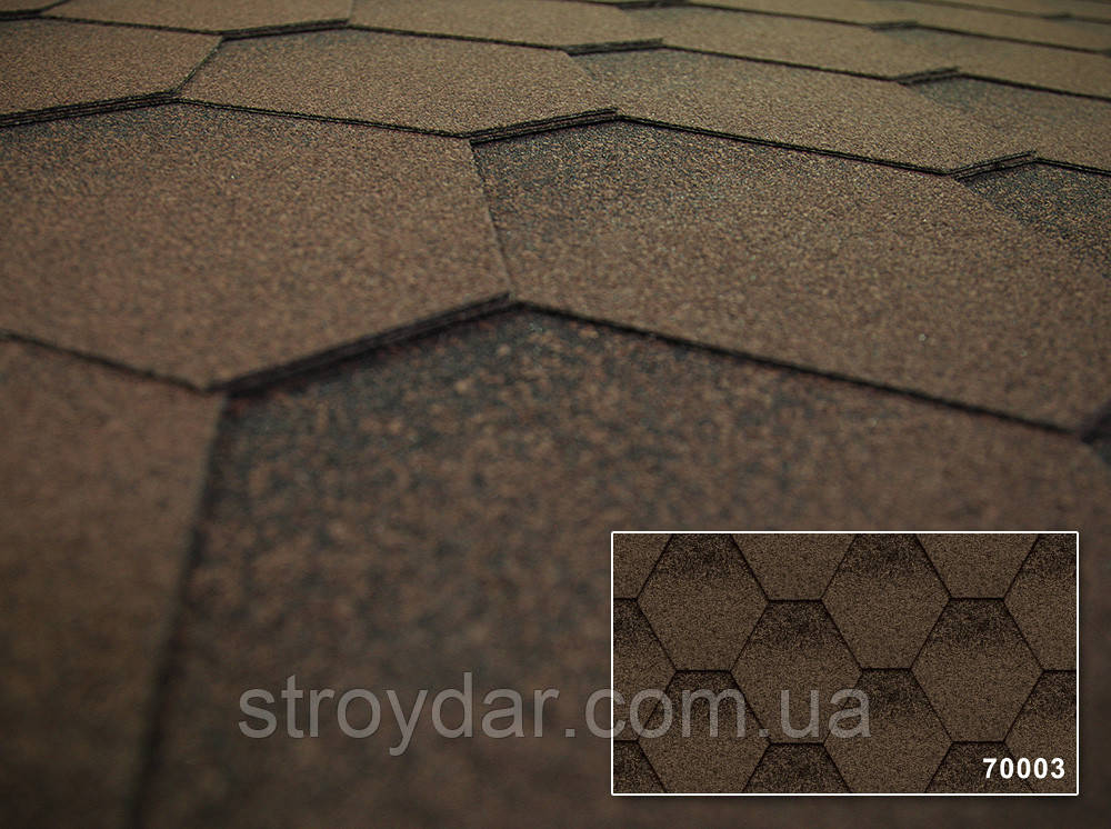 Полімерно-бітумна черепиця Kerebit Трійка K+, фото 1