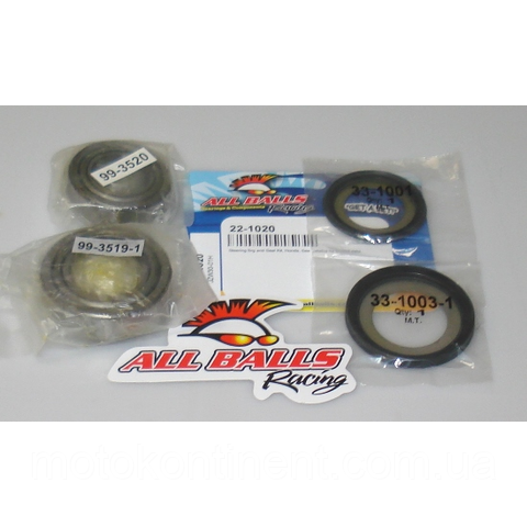 ALL BALLS 22-1020 підшипники рульової колонки для Triumph,Honda CB400-500/CBR600/Honda VT600/NV600 Steed