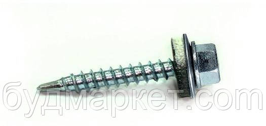 Саморіз покрівельний оцинкований 4,8*19(шестигранна голівка 8мм)