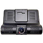 Автомобільний відеореєстратор DVR SD 319 HD з 3 камерами багатофункціональний 170 кут огляду, фото 5